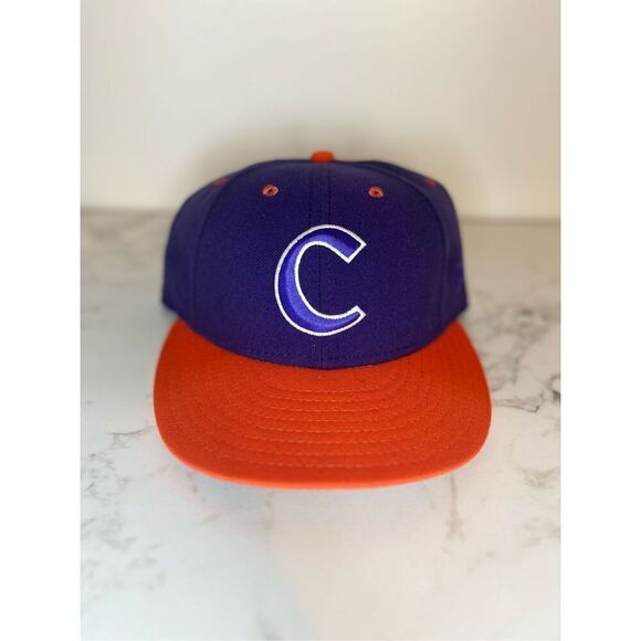 New Era 59fifty Low Profile Clemson Baseball Hat 7 1/8￼ - Picture 1 of 5